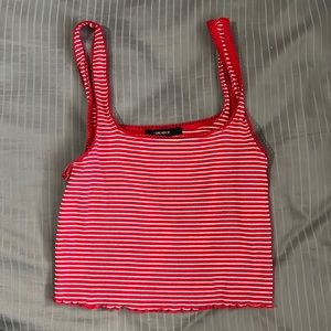 Forever 21 red & white stripped top